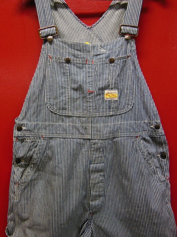 1950'S〜 PAYDAY HICKORY STRIPE OVERALLS 36X30 - ROCK-A-HULA