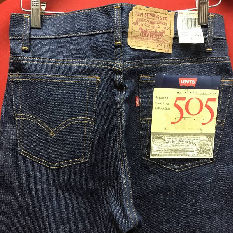 vintage made in USA Levi's 505-0217 bu