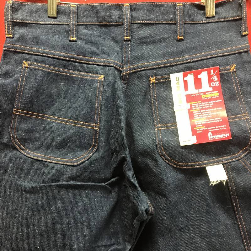 1970'S DEADSTOCK PENNEY'S BIG MAC 11-1/4OZ DENIM PAINTER