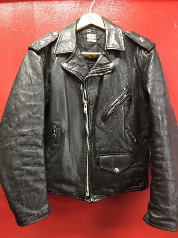 1960'S BECK ONE STAR MOTORCYCLE JACKET LOT-999 SZ/40 - ROCK-A-HULA